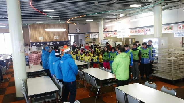 大野川小・中学校の皆さんのスキー教室
