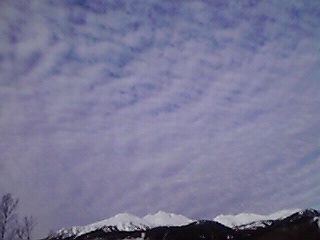変な雲・・・